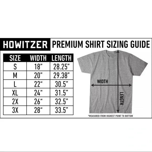 Howitzer Style Men's T-shirt CHRIS KYLE SPIRT Military Grunt Patriot - Picture 7 of 7